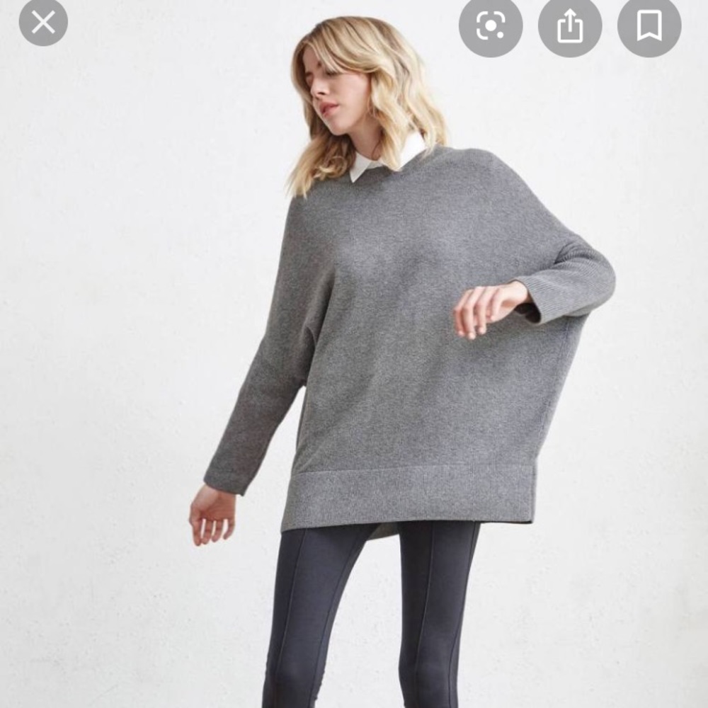 Vetta Oversized Sweater Grey Size S
